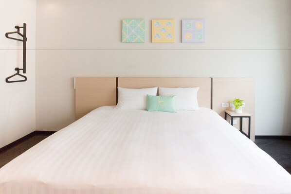 Chambre économique double | Literie de qualité, bureau, système d’insonorisation