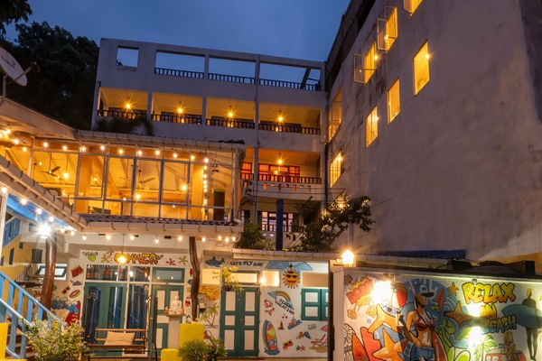 Fachada de la propiedad