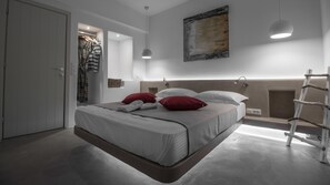 Premium Suite (Panoramic View) | Premium bedding, in-room safe, individually decorated - Halcyon Suites and Villas Naxos (Naxos)