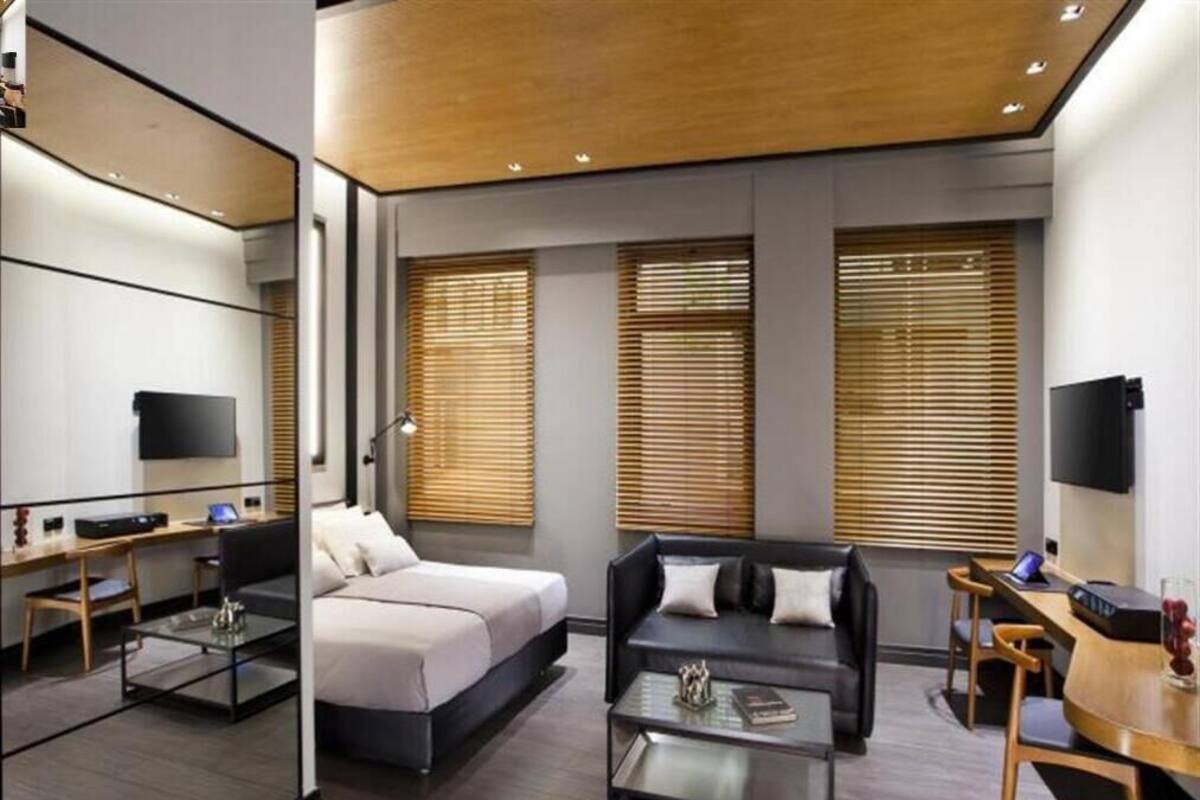 In-room safe, desk, blackout curtains, soundproofing