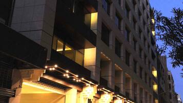 Front of property - evening/night