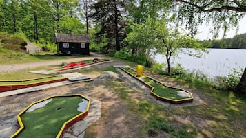 基础小屋, 湖景, 湖畔 | 1 多间卧室、床单