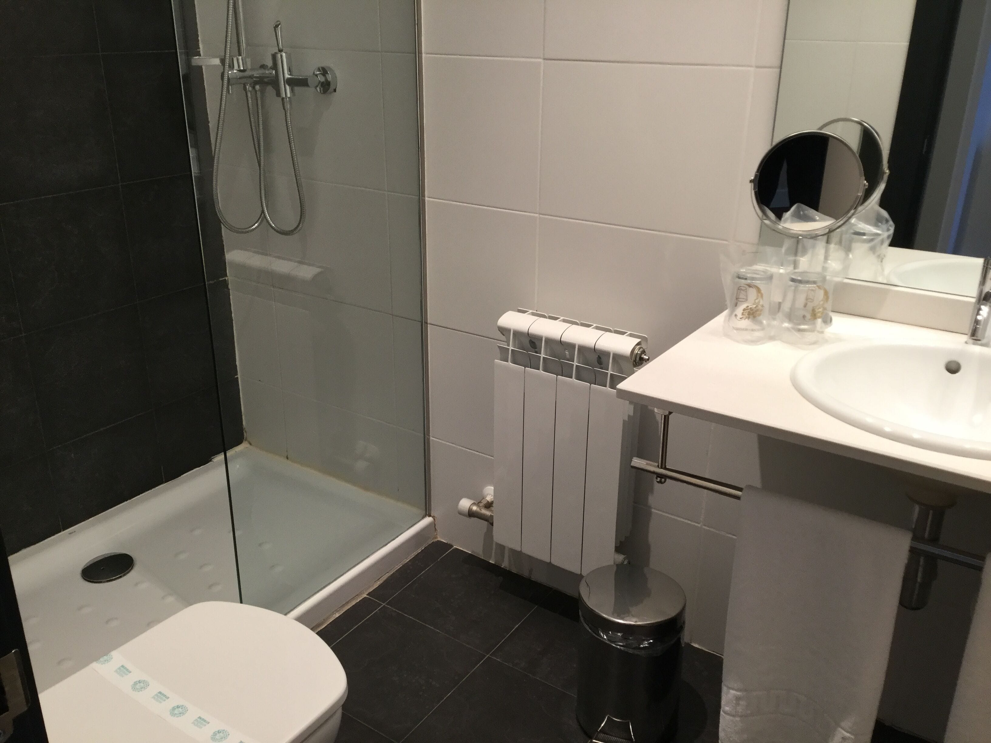 double or twin room, ensuite, mountain view | bathroom | shower, rainfall showerhead, free toiletries, hair dryer