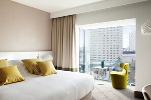 Deluxe-rum - 1 queensize-säng - icke-rökare (Larger Room;Twin bed on request) | Sängtillbehör av högsta kvalitet och minibar