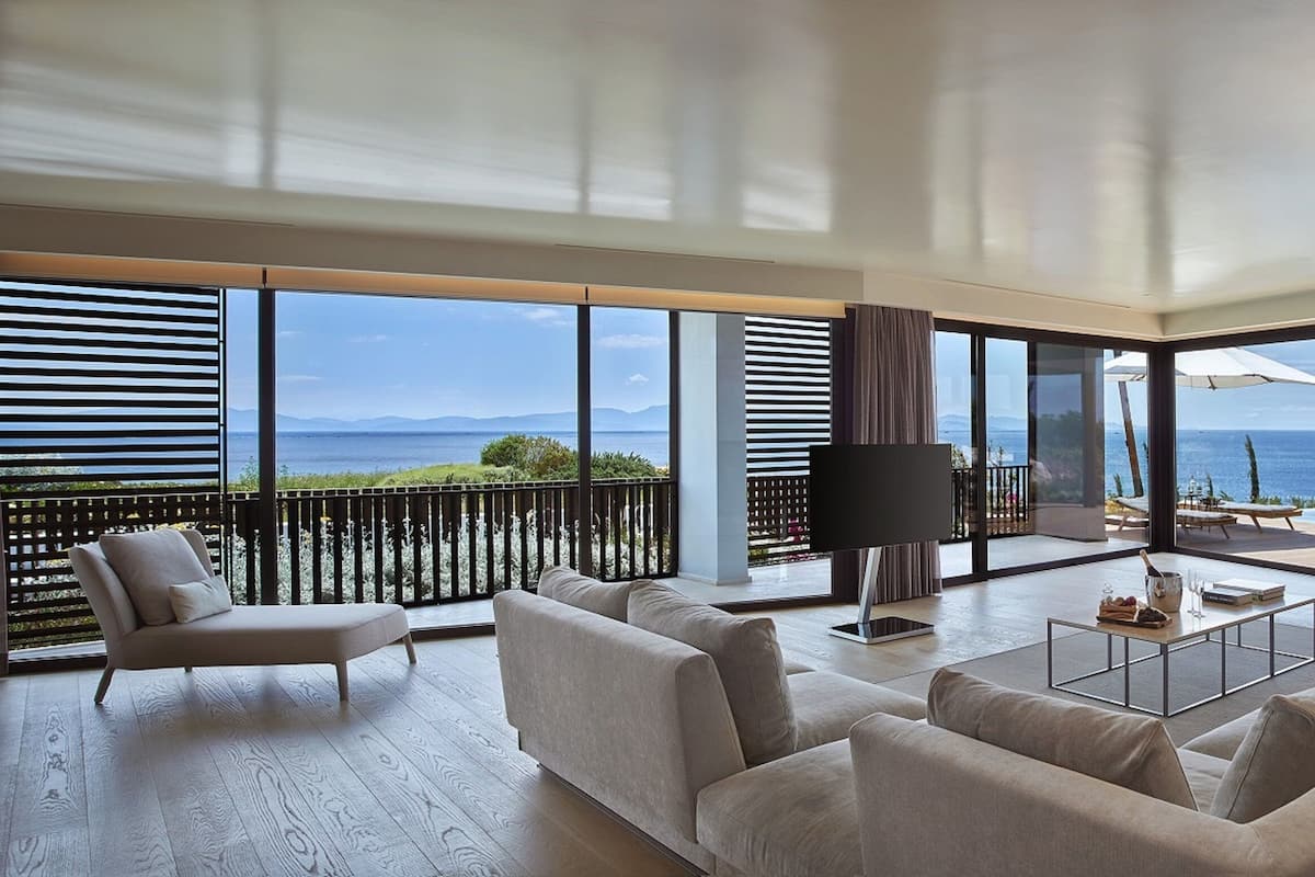 Kaplankaya Suite with Pool Sea View | Vue de la chambre