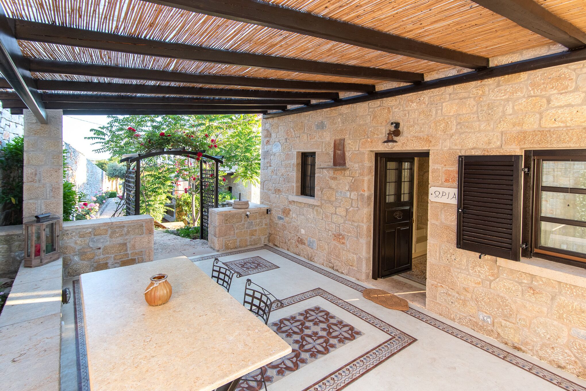 Villa, Sea View (Oria) | Terrace/patio
