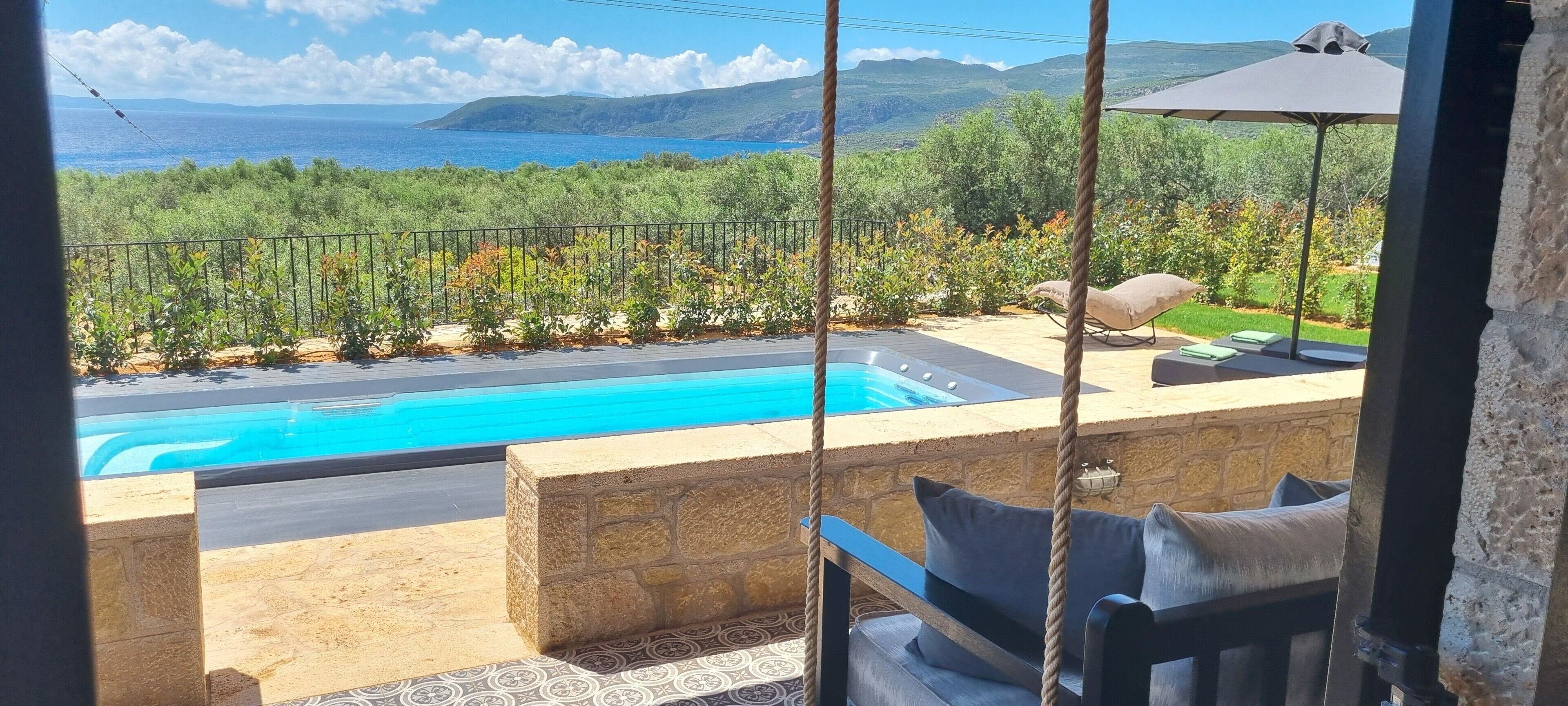 Villa, Sea View (Passava) | Terrace/patio