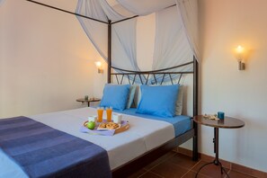 Villa, 3 chambres, piscine privée, vue mer | 3 chambres, draps en coton égyptien, literie de qualité supérieure