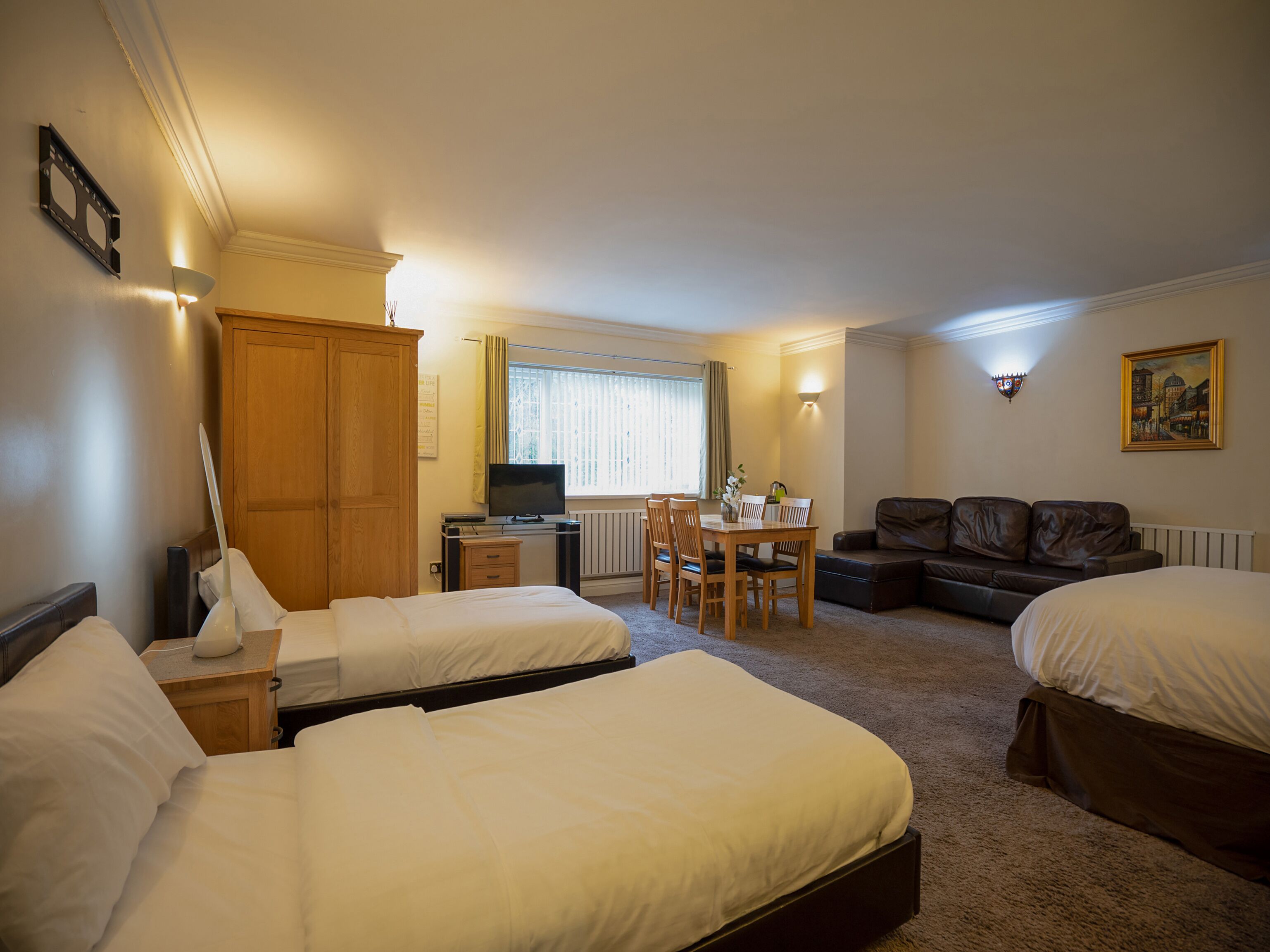 Deluxe Room, Multiple Beds (Family of 5) | Egyptian cotton sheets, premium bedding, pillowtop beds