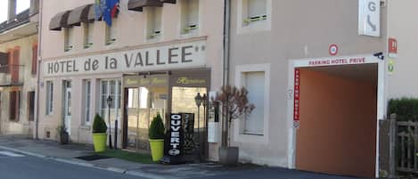 Overnatningsstedets facade