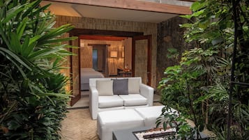 Habitación doble Premium, patio, vista al jardín | Terraza o patio