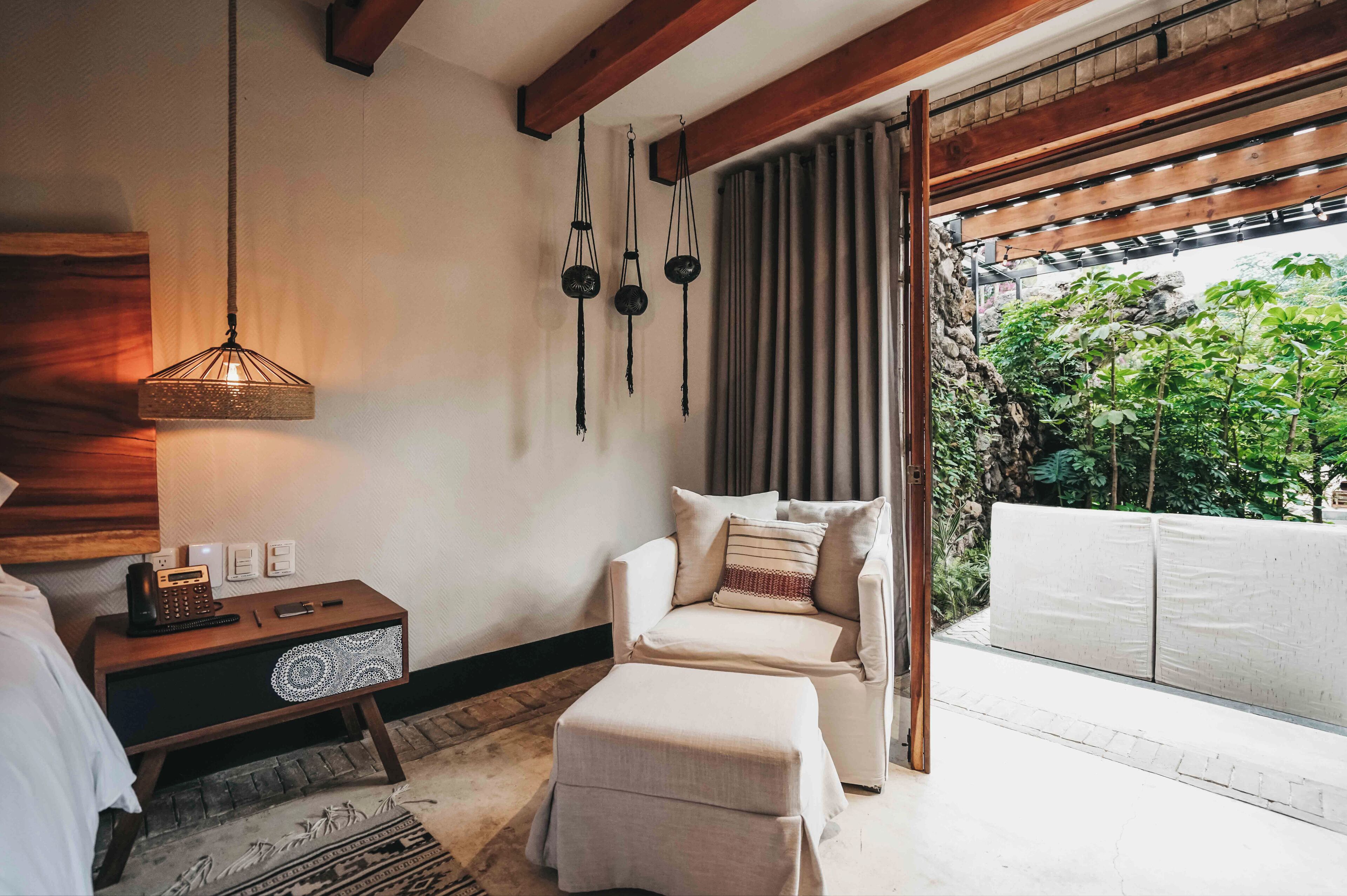 Premium-Zimmer, Terrasse, Gartenblick | Bettwäsche aus ägyptischer Baumwolle, hochwertige Bettwaren