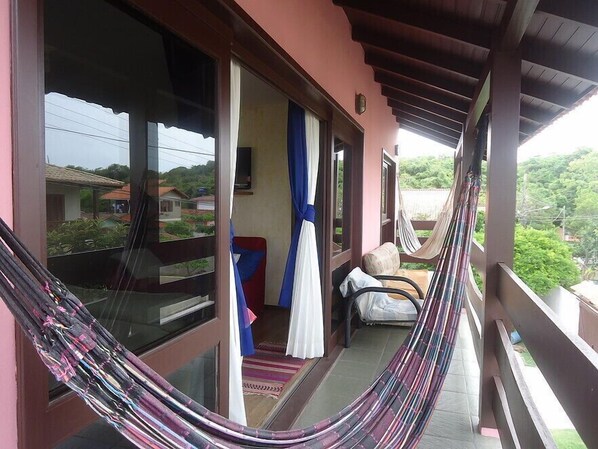 Terrace/patio - Santinho Hostel (Florianópolis)