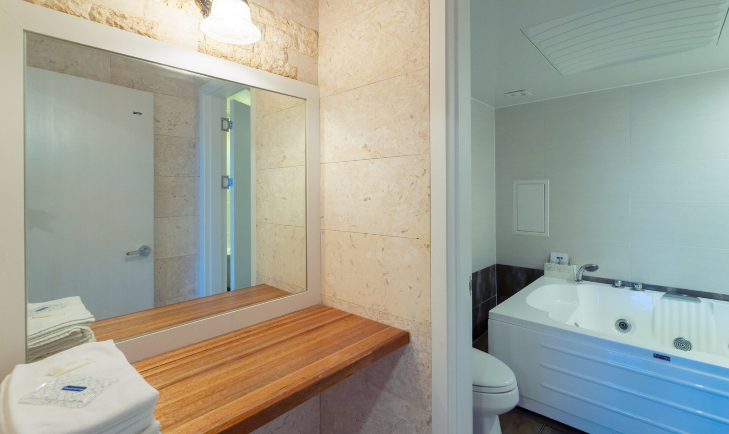 premium room, 2 bedrooms, sea view | bathroom | shower, hair dryer, towels