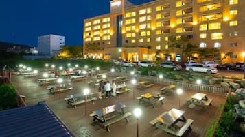 Front of property - evening/night