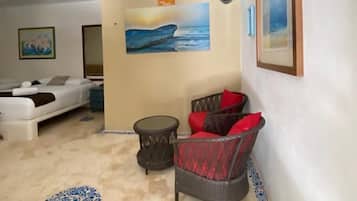 Habitación familiar | Área de sala de estar