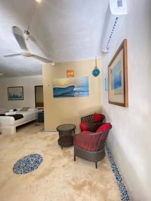 Habitación familiar | Área de sala de estar