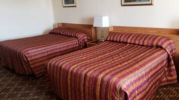 Standard Room, 2 Double Beds | Free WiFi, bed sheets