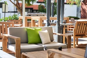 Frokost, lunsj og middag serveres, italienske retter 