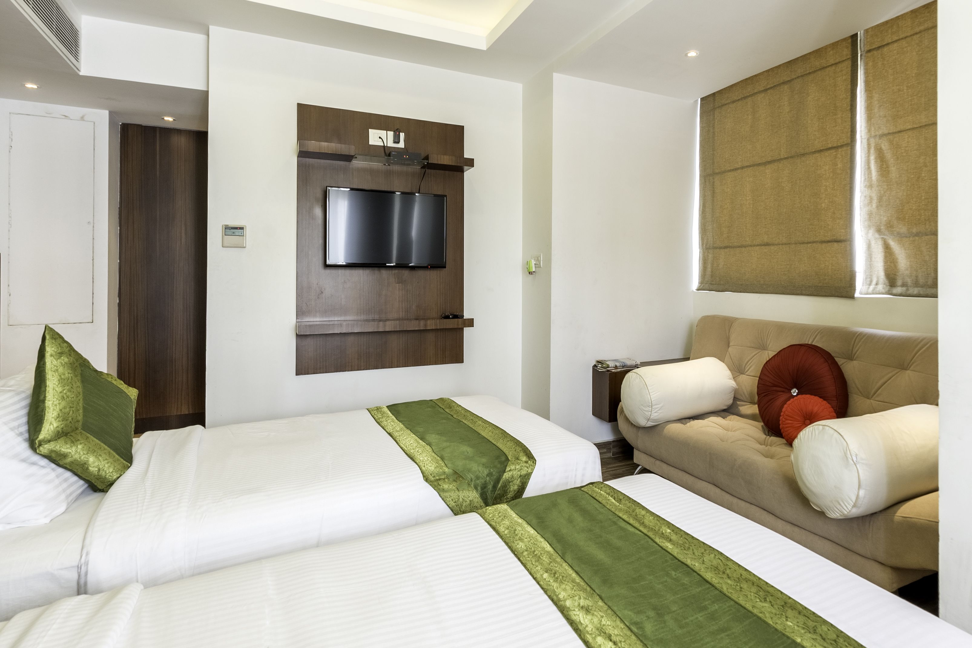 deluxe room | in-room safe, desk, blackout curtains, iron/ironing board