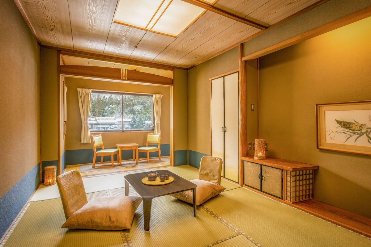ห้องอีโคโนมี, ปลอดบุหรี่ (Japanese Style, with Bath) | ตู้นิรภัยในห้องพัก, โต๊ะทำงาน, Wi-Fi ฟรี, ผ้าปูที่นอน