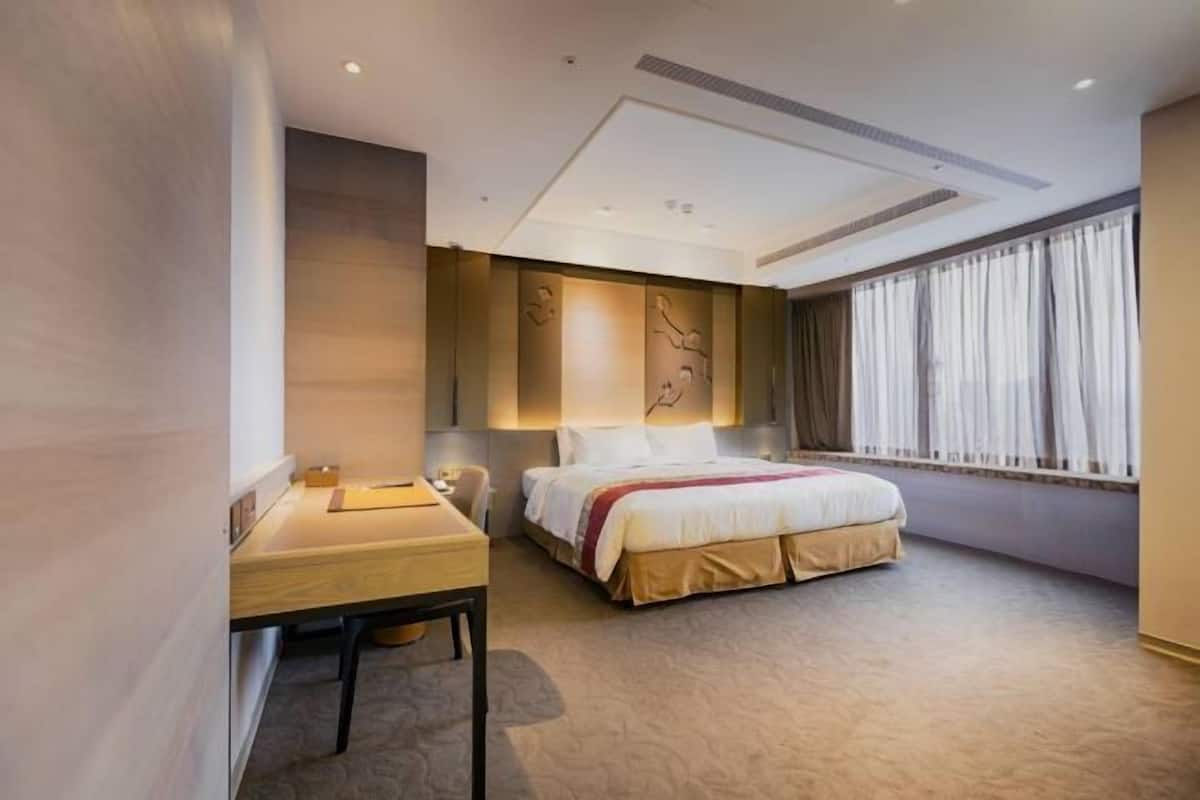 1 slaapkamer, luxe beddengoed, een kluis op de kamer, een bureau