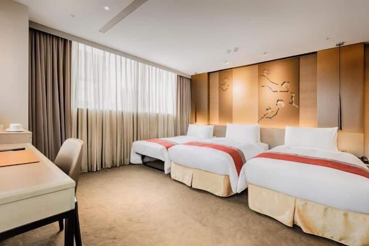 1 slaapkamer, luxe beddengoed, een kluis op de kamer, een bureau