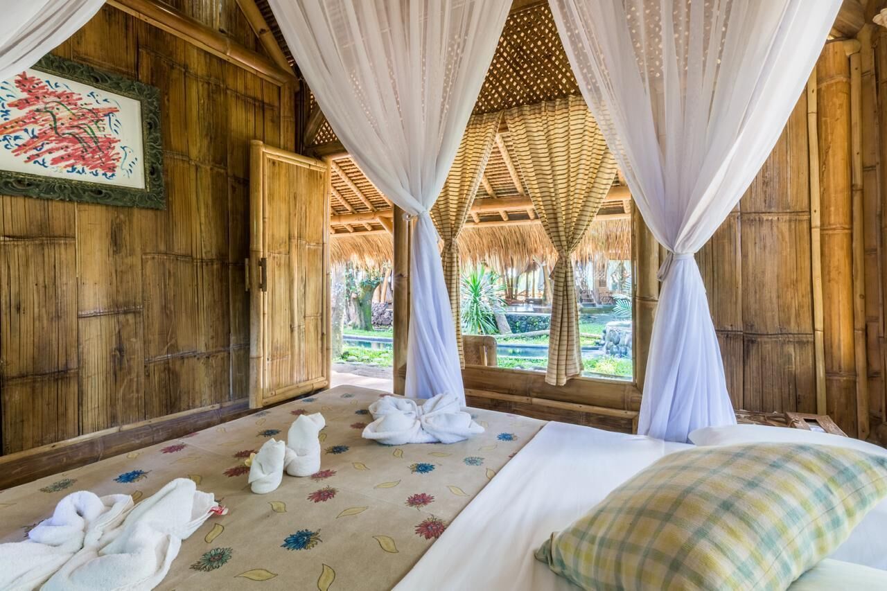 Basic Double Room, 1 Bedroom, Garden View | View from room