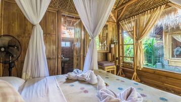 Habitación básica doble, 1 habitación, vista al jardín | 1 habitación y ropa de cama de alta calidad