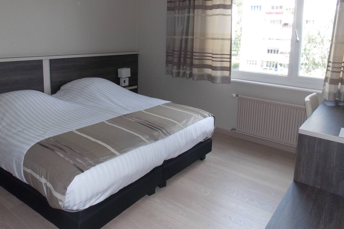 standard double or twin room, mountain view | hypo-allergenic bedding, in-room safe, desk, laptop workspace