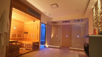 Sauna, steam room, Turkish bath