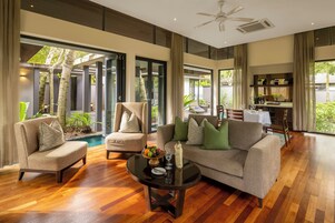 40-inch LED TV with cable channels, TV