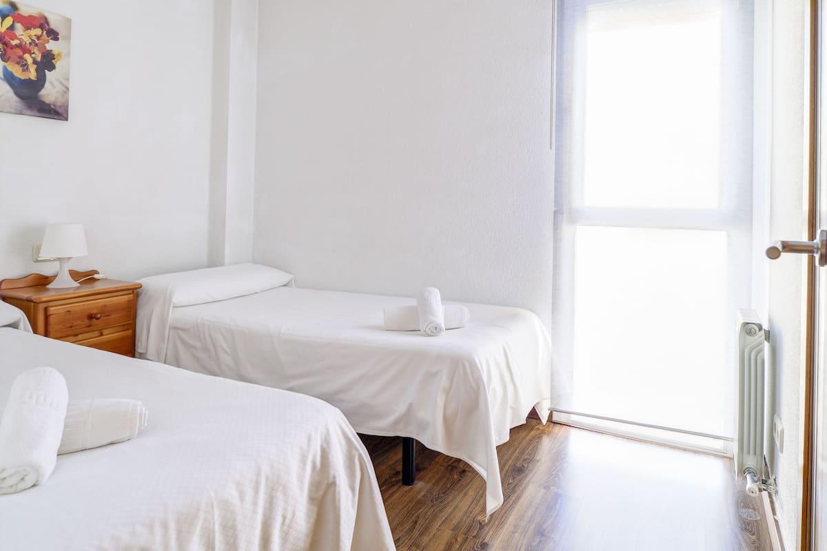 Apartment, 3 Bedrooms, Terrace | In-room safe, desk, laptop workspace, blackout drapes
