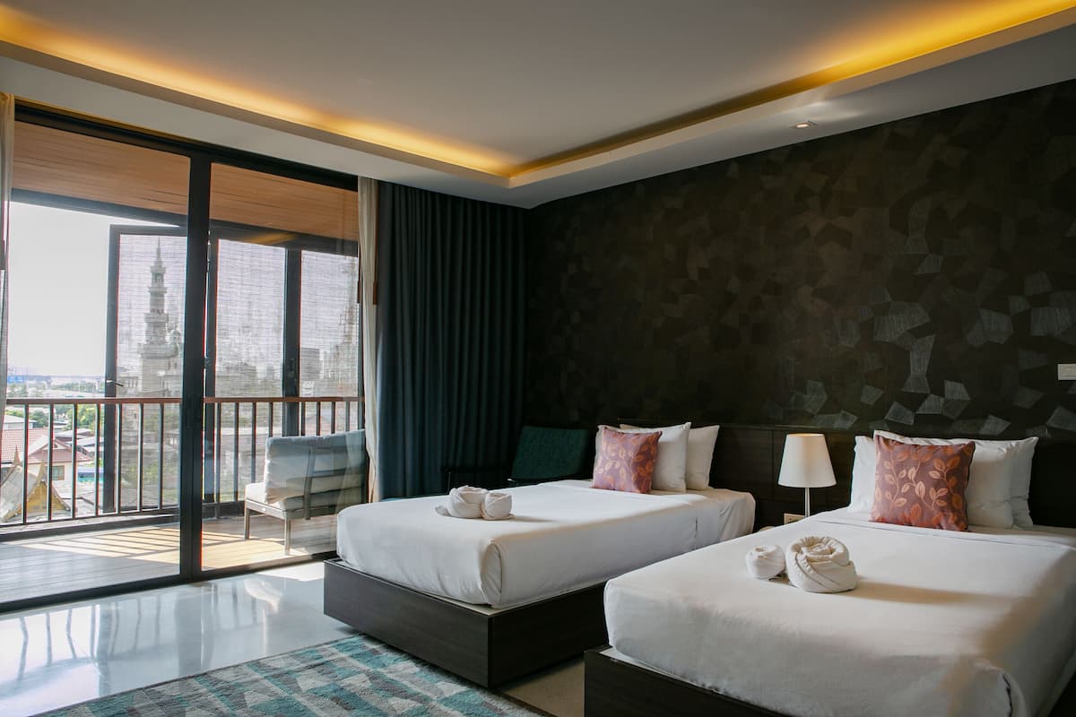 Silver Palm Deluxe Twin | Pemandangan dari kamar