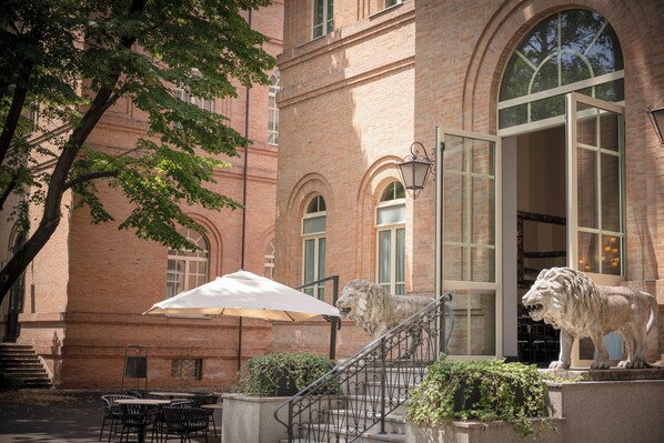 Voorkant van accommodatie