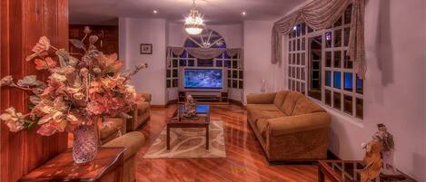 Sittområde i lobbyn