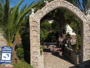 Entrada de la propiedad