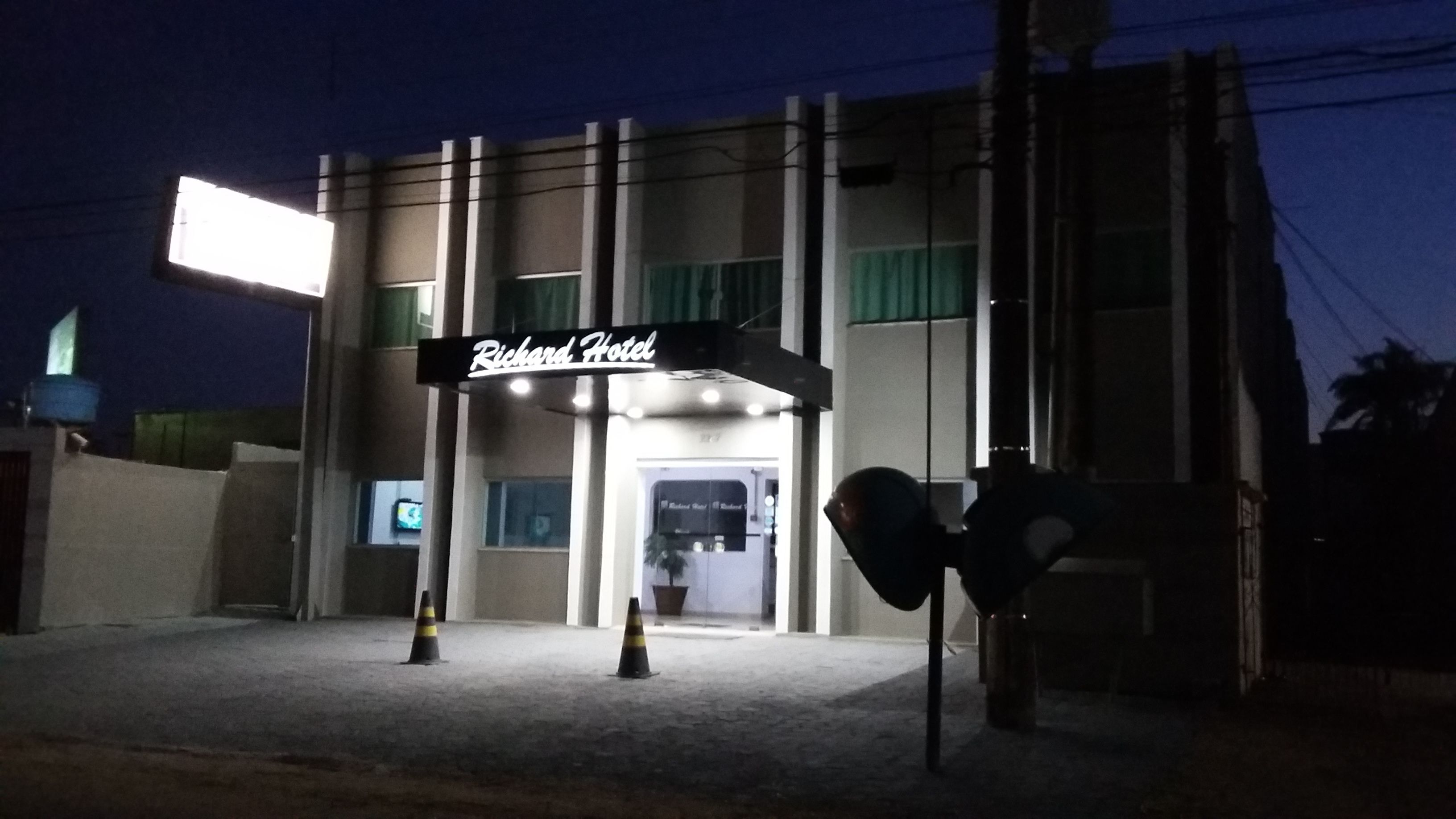 front of property – evening/night