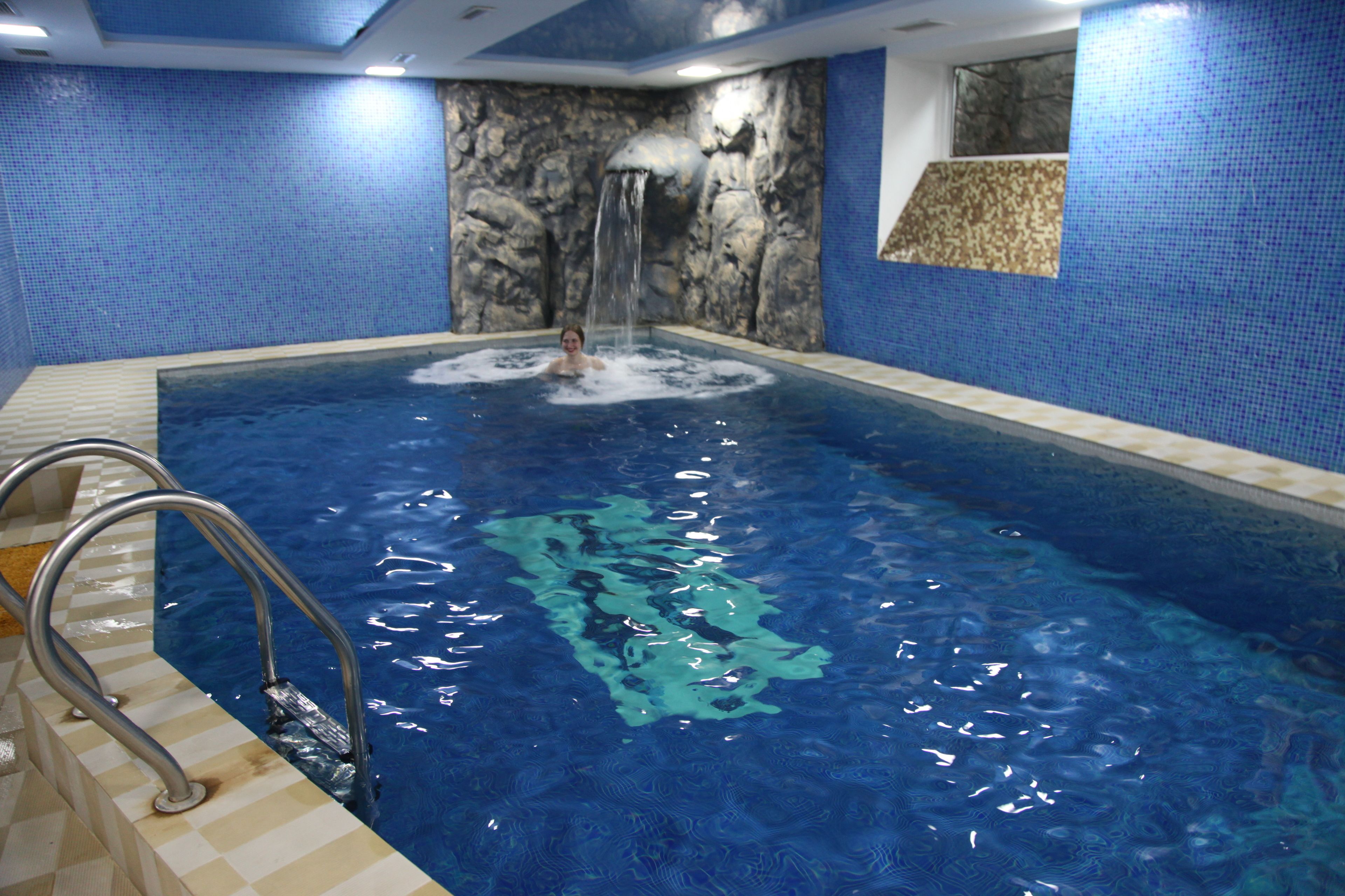indoor pool, outdoor pool