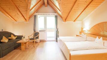 Ropa de cama de alta calidad y minibar