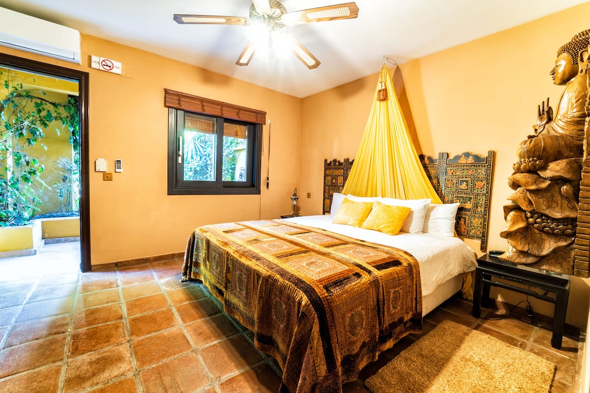 1 habitación y ropa de cama hipoalergénica