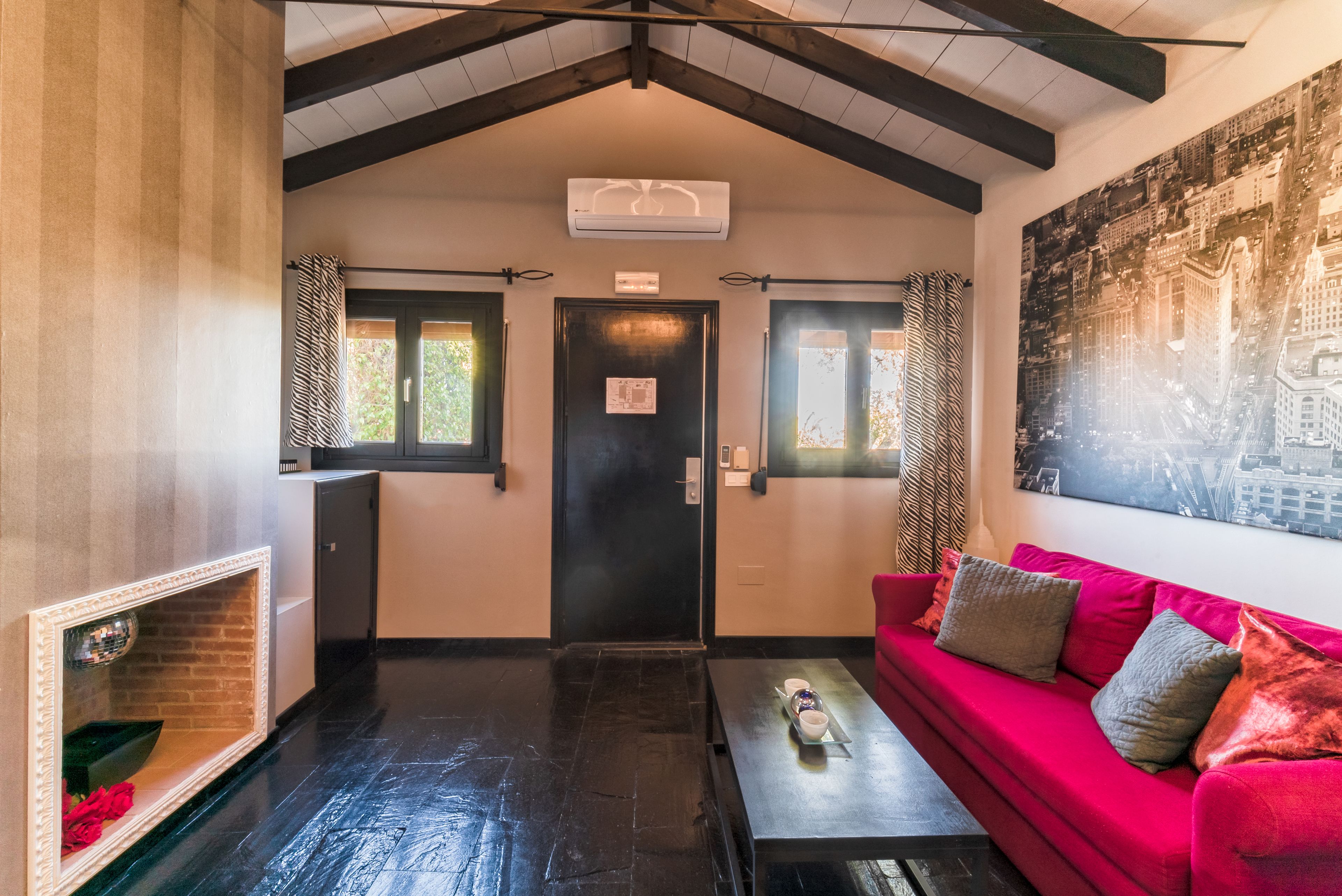 superior triple room, terrace, garden area | terrace/patio