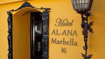 Voorkant van accommodatie