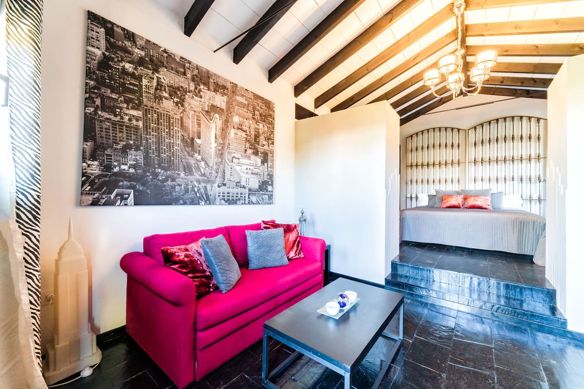 1 habitación y ropa de cama hipoalergénica