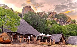 Voorkant van accommodatie