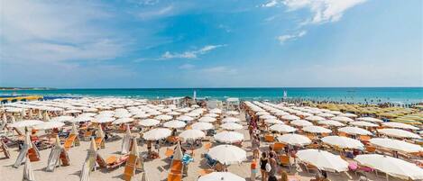 Private beach nearby, white sand, free beach shuttle, sun-loungers