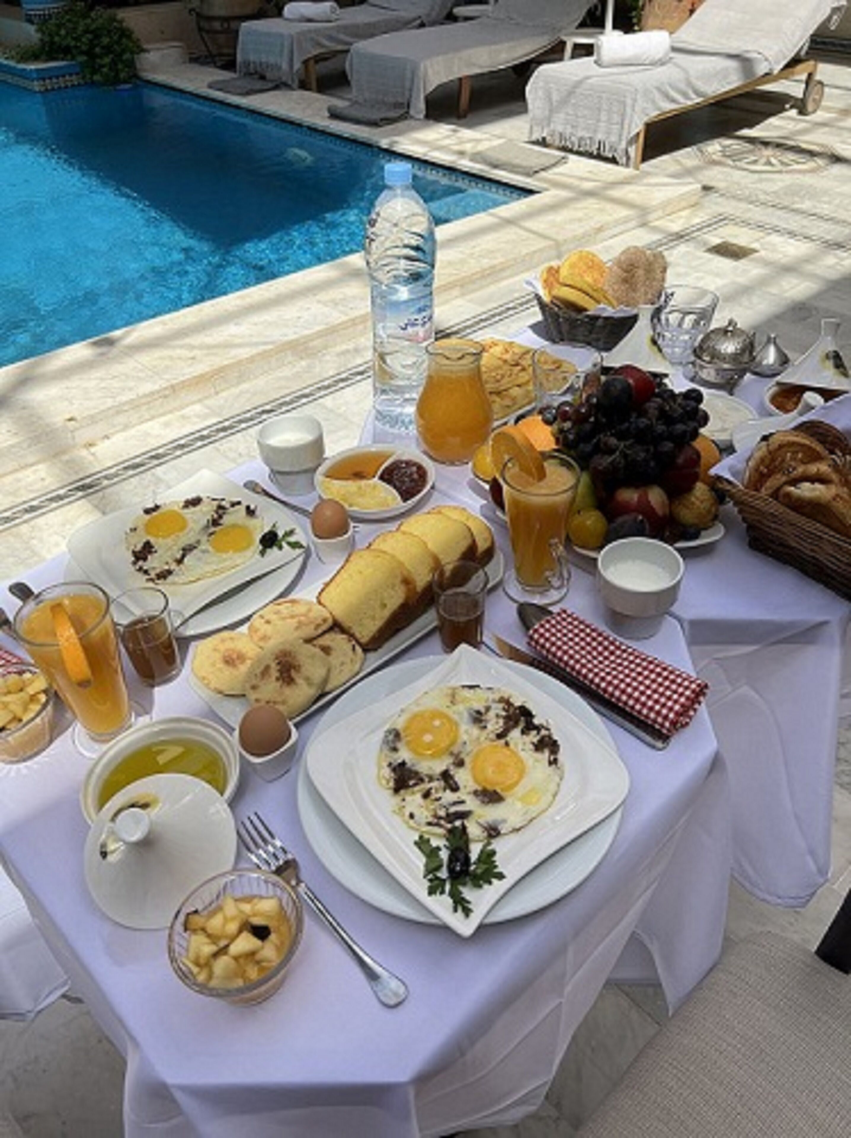 Petit déjeuner continental compris tous les jours