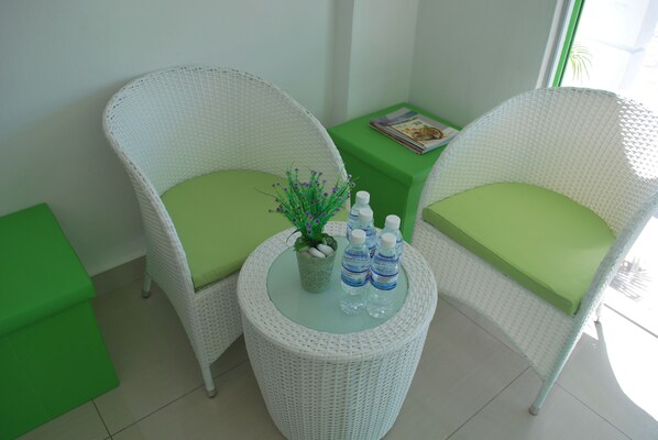 Lobby sitting area