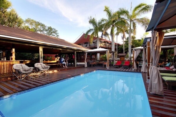 Outdoor pool - Budget Tented Village at Urban Glamping - Hostel (St. Lucia)