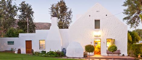 Overnatningsstedets facade